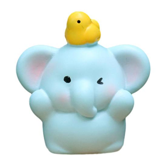 Mini Elephant Figurines Miniature Resin Fairy Garden Elephant Models Micro Moss Landscape DIY Terrarium Crafts for Dollhouse Aquarium Decor