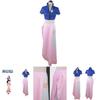High-quality One Piece Nico Robin Skirt Anime Cosplay Costume Halloween Tops Decorated Great For Leisure And Cosplay Parties.