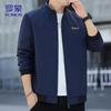 ROMON Men's Autumn Business Casual Stand-Collar Jacket