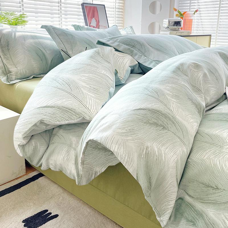 Cotton Brushed Twin Duvet Cover & Pillowcase Set for Dorms