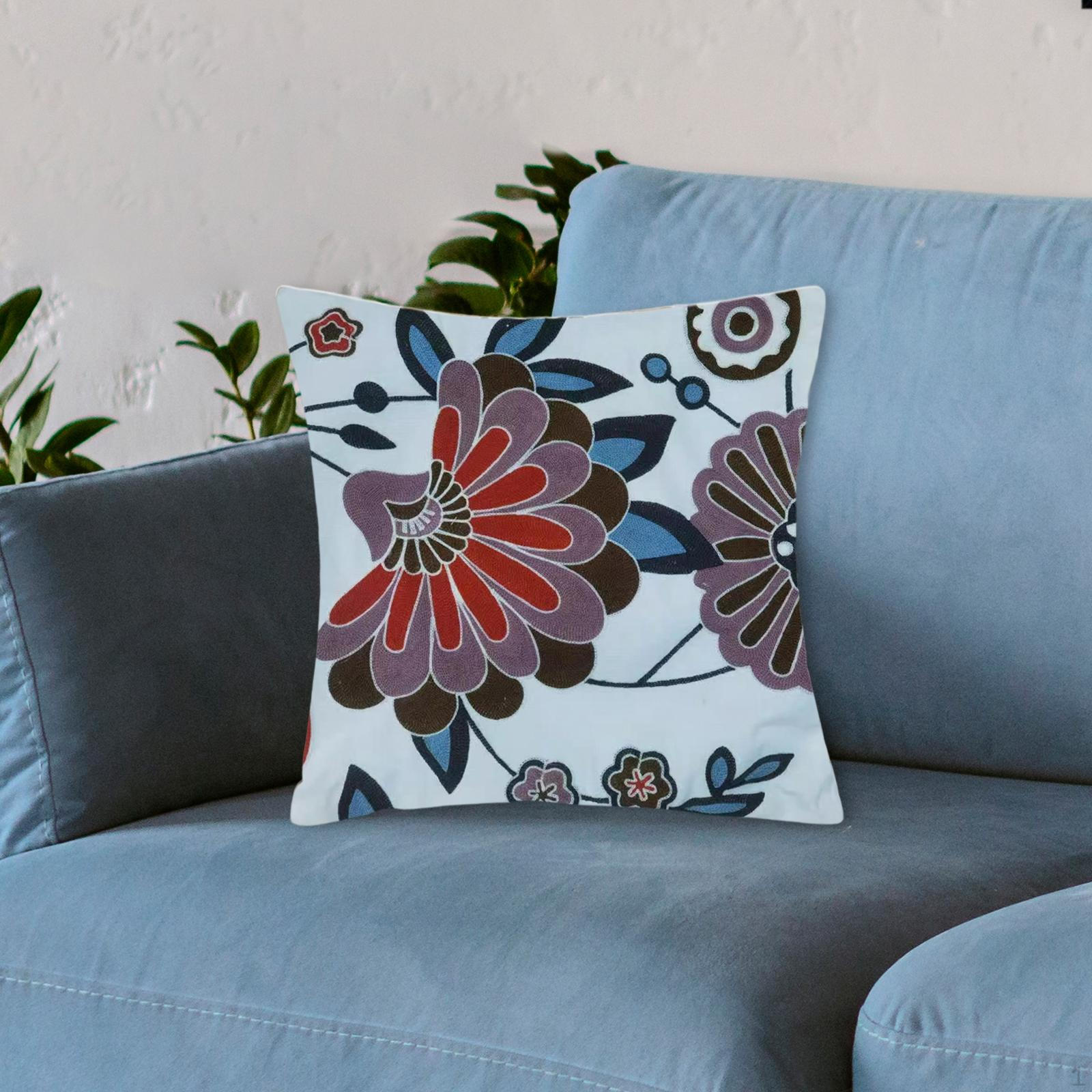 

Чехол на подушку с цветочным узором для дивана и кресла Style B