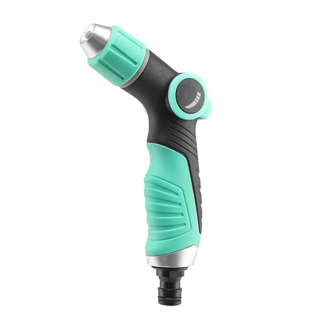 High Pressure Household Water Spray Nozzle Adjustable Garden Hose Watering Gun for Car Washing Cleaning Windows and Outdoor Surfaces