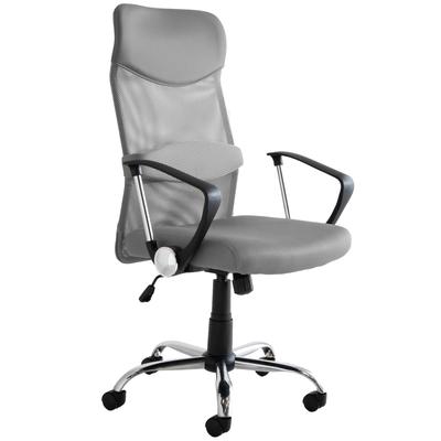 Floor PU Tansu No Gen Office Chair with Comfortable Lumbar Support Type Now Back Rocking Chair Desk Chair Chair [Prevent Scratches! Casters] [One-tone