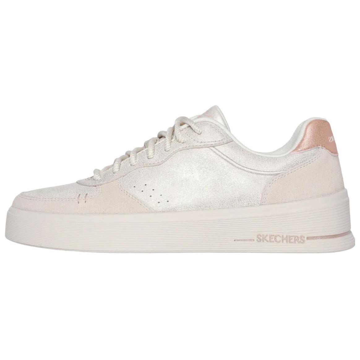 Skechers Hiland Trendy Versatile Low-Top Skate Shoes Women sneaker Off-White 185171-NAT 35