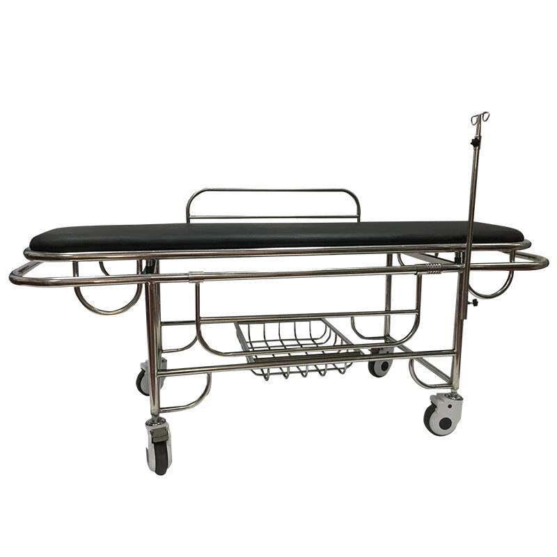 Shanshuo Stainless Steel Patient Stretcher Cart