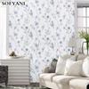 Retro Blue Flower Wallpaper - Self Adhesive Contact Paper Detachable Waterproof Wallpaper DIY Suitable for Furniture Decoration
