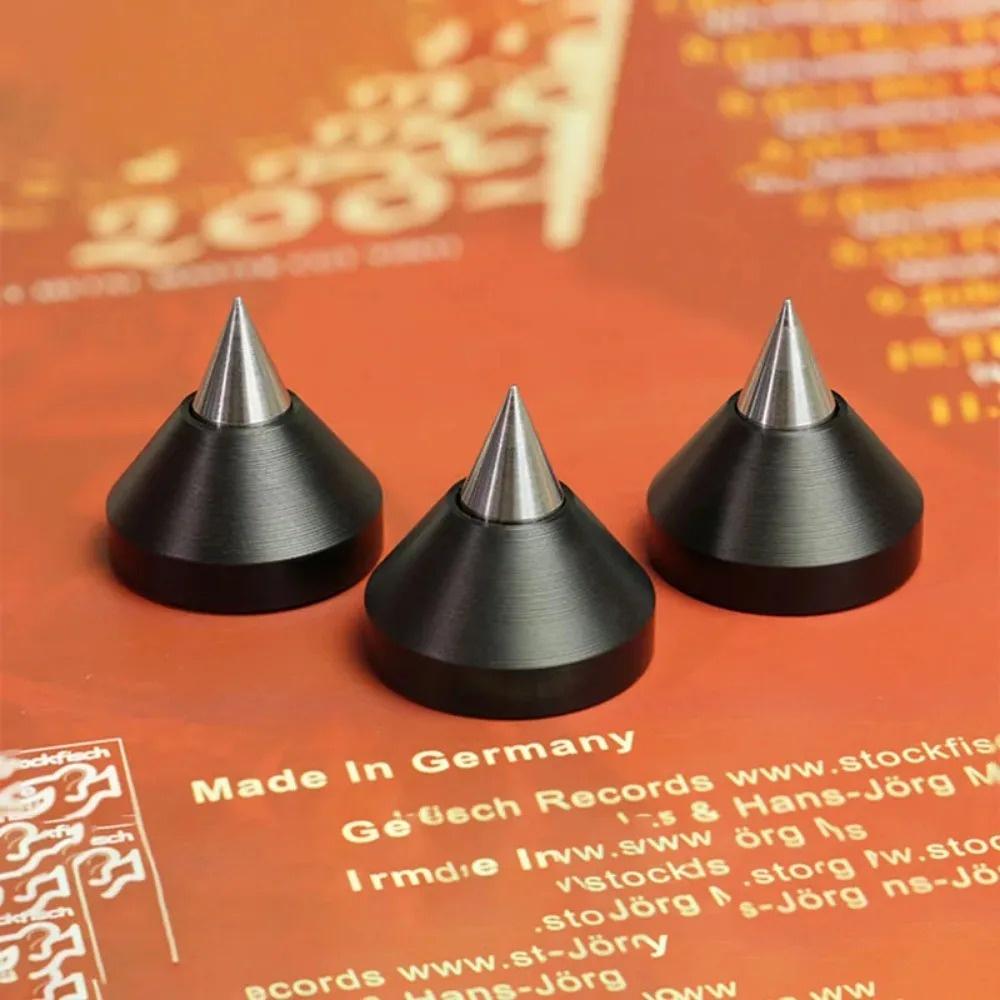 4PCS HiFi Audio 316 Stainless Steel Speaker Amplifier Rack Stand Isolation Damping Feet Pad Nail Shock Spikes
