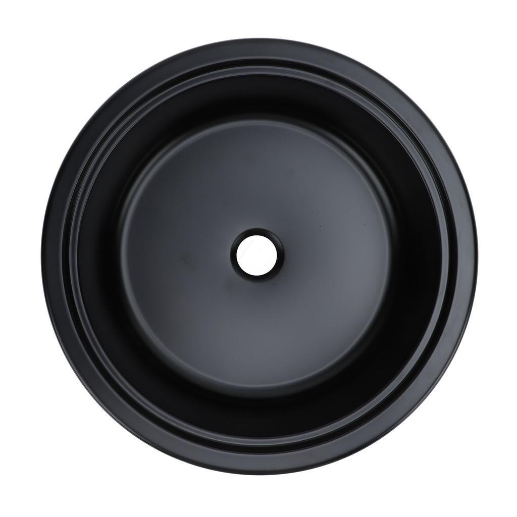 11.81 X 4.72in 304 Stainless Steel Round Sink Rustproof Easy To Maintain Bathroom Hand Wash Basin Fo