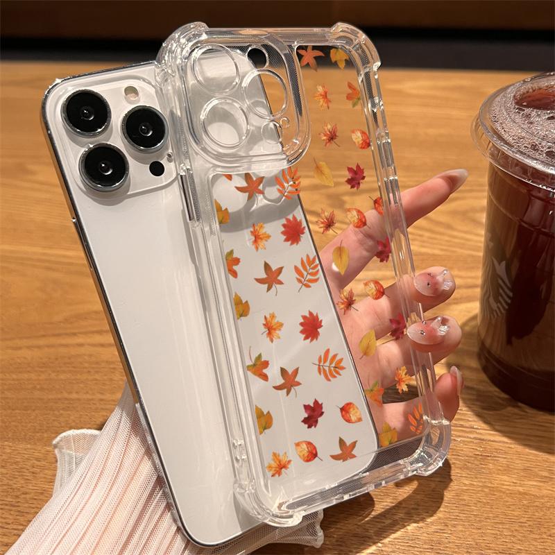 Cute Halloween Spooky Pumpkin Transparent Phone Case For iPhone 17 16 15 14 13 12 11 Pro Max 7 8 Plus X XR XS Max Silicone cover