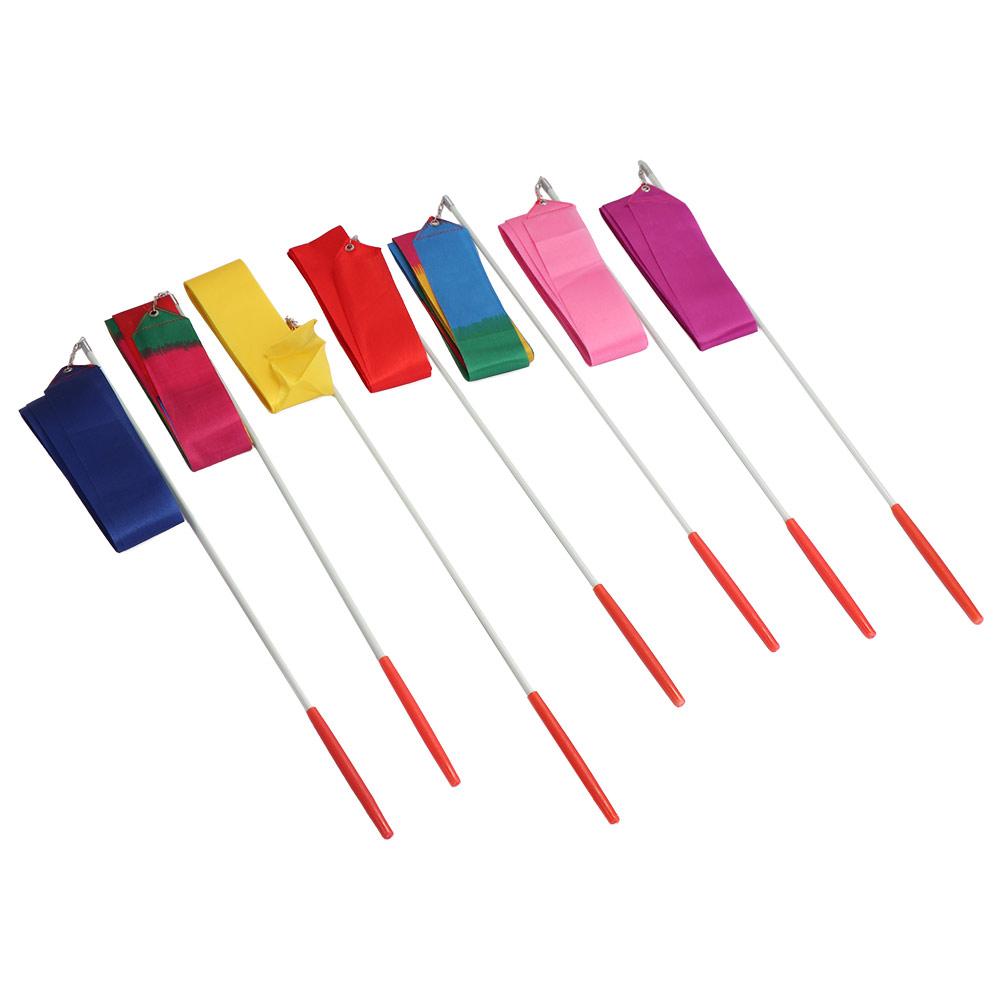 Ballett Gymnastik Twirling Stab Professioneller Ballett Streamer Gymnastikbänder 4M Requisiten Tanzstab