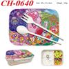 Anime Cartoon Kirby Printed Wheat Straw Lunch Box
