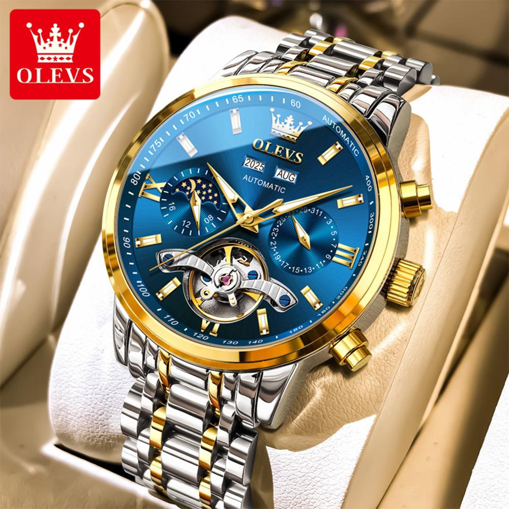 OLEVS Automatic Men`s Watch 24 hour