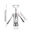 Stainless Steel Spiral Bottle Opener Wing Design Wine Cork Remover Wine Corkscrew  Restaurants