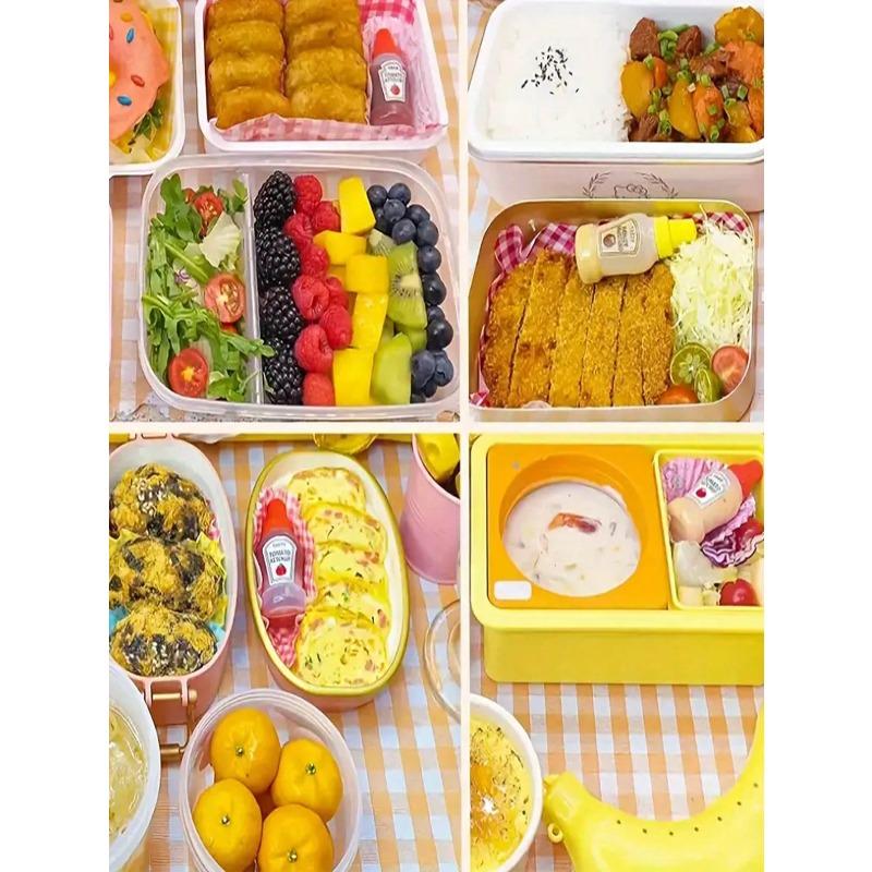 Mini Sauce Bottles - Portable Condiment Squeeze Containers For Ketchup, Oil, Soy Sauce, Honey And Salad Dressing