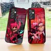 HazbinS H-Hotels AlastorS Telefoonhoesje voor Samsung S24 Ultra S23 S22 S20 Fe S21 Plus Galaxy A54 A34 A24 A53 M54 Note 20 Achterkant
