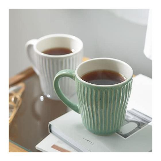 aito Seisakusho "Ripple" Mug Approx. 330ml Beige Microwave Dishwasher Safe Mino Ware Made in Japan 266403