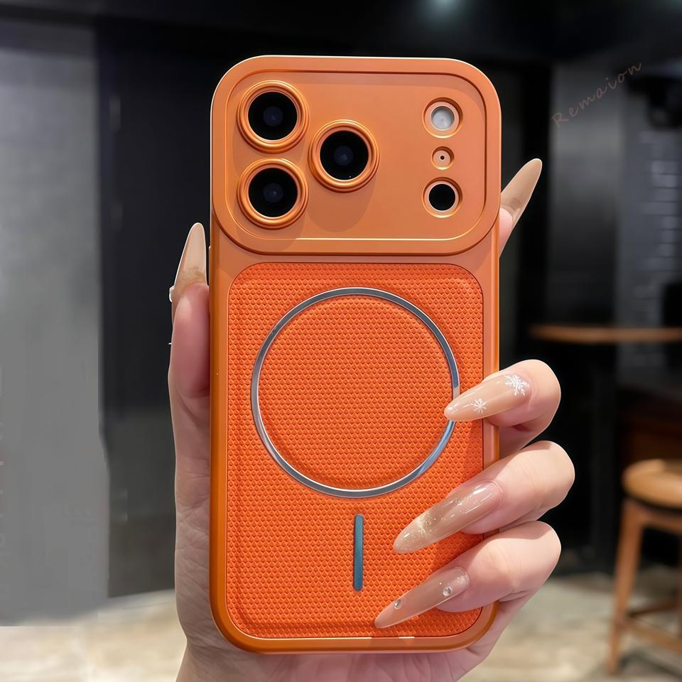 Wireless Charging Magnetic Phone Case For For Iphone 17 13 14 1 16 Pro Max 16Pro 17Pro Official Silicone Protector Cover