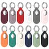 Silicone Case Locator Tracker Case Dustproof with Keychain Trackers Holder Shockproof Anti-Drop for Samsung Galaxy SmartTag 2