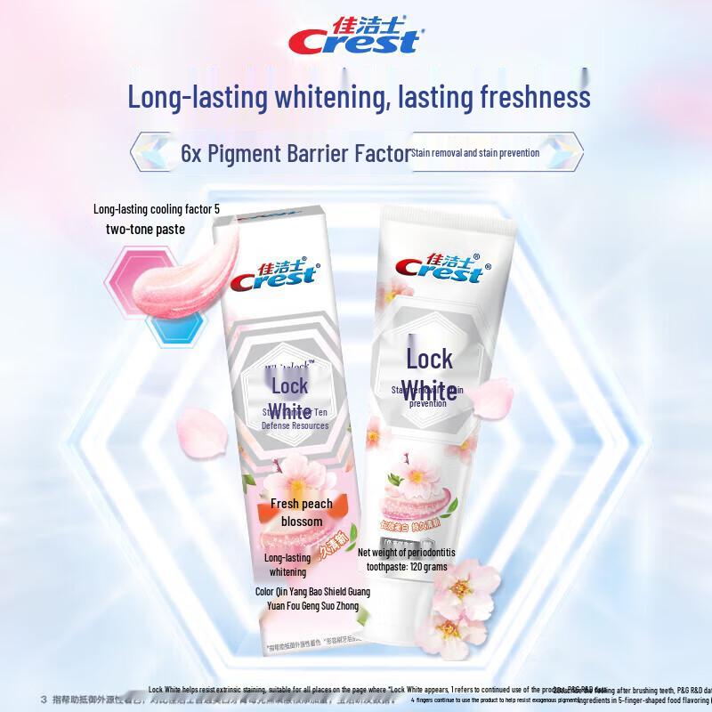 

Crest Scented Lock White Whitening Toothpaste