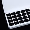 24 Grids Empty Magnetic Nail Art Box Dustproof Storage Organizer for Manicure DIY Fast Painting Beginner & Salon Use
