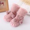 Plush Newborn Baby Shoes Casual Anti-Slip Socks New Floor Toddler Socks  Infant Girls Boys