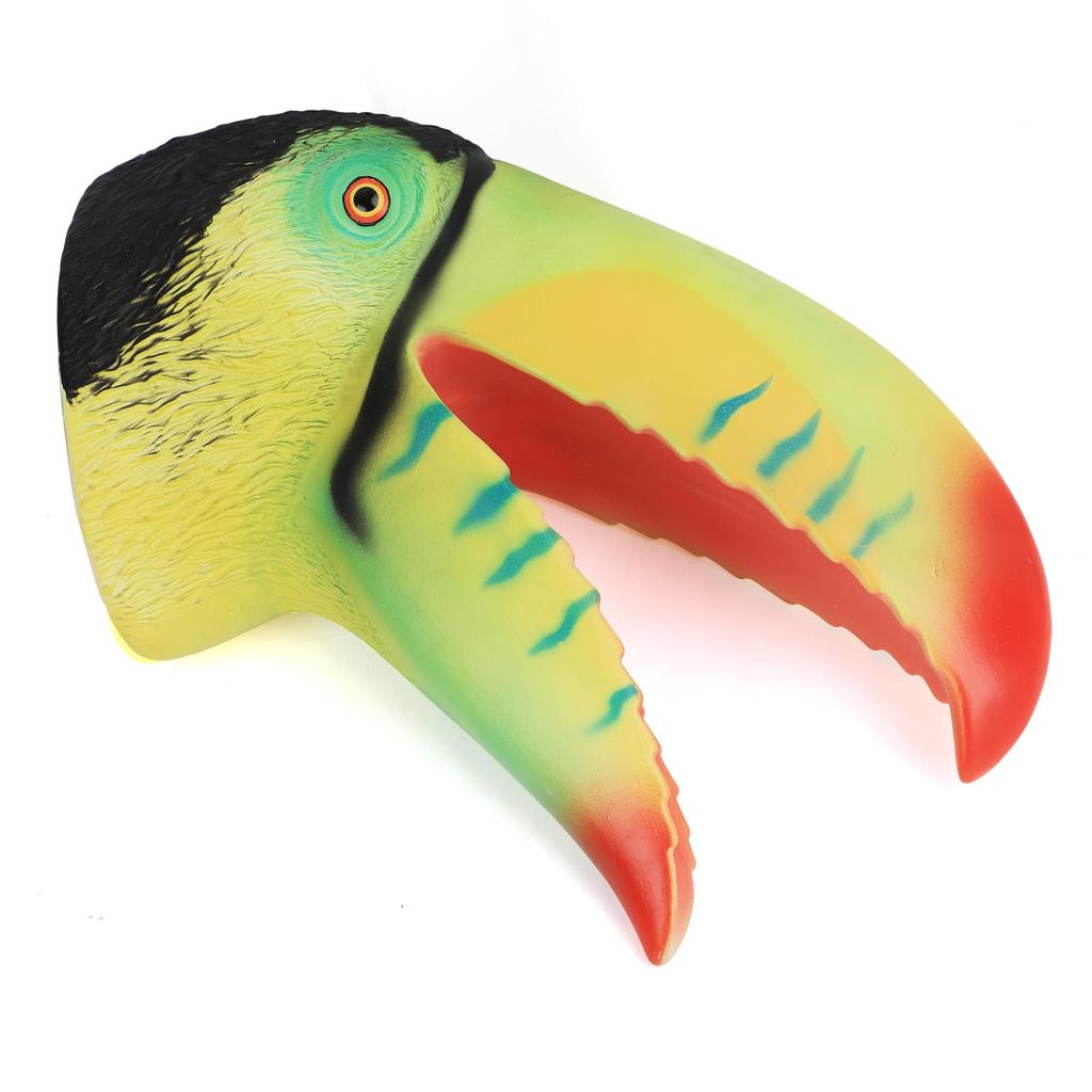 BirdParrot Plush Puppet with Moving Mouth, Animal Gloves, Cosplay, Hand Puppet, Educational Model, Halloween, Christmas Prop, Fun Prank,