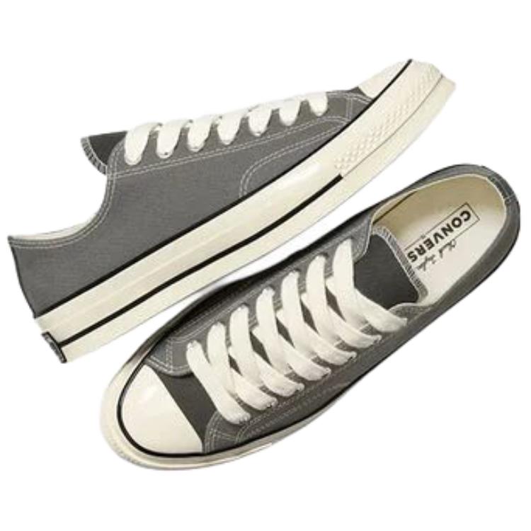 Converse Chuck 70 Comfortable Versatile Canvas Shoes Unisex Sneakers Gray A17908C