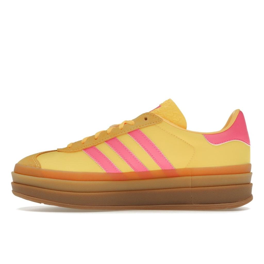 Adidas Gazelle Bold Spark Lucid Pink Women Sneakers Yellow IG4387