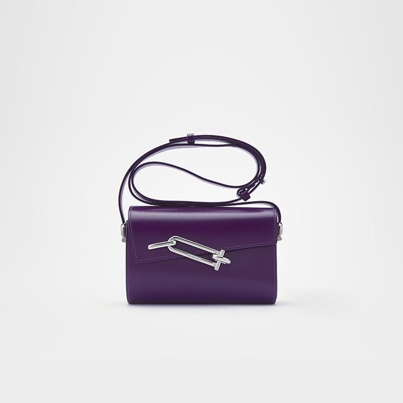 Lock Box Bag Interloc Color Small Square Bag Niche Fashion Versatile Men's and Women's Bags Diagonal Cross Armpit Bag