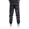 High-end American overalls men's new autumn elastic waist tied casual pants fashionable versatile men's pants tide