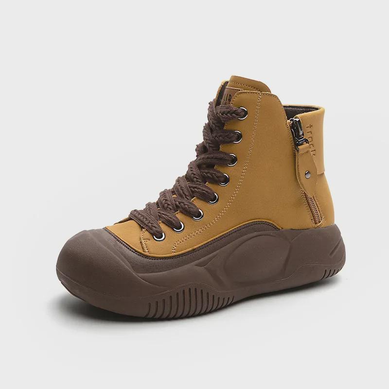 Sneakers groși ușori pentru femei cu inspirație retro 2025 - Încălțăminte casual la modă care adaugă înălțime pentru toamnă