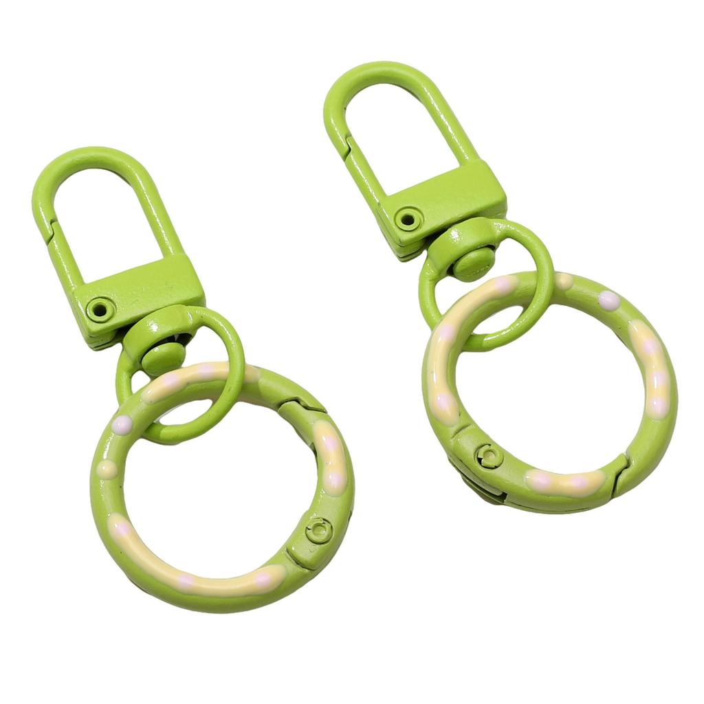 1Set/bag Alloy Donut Spring Buckle Door Buckle For DIY Jewelry Making