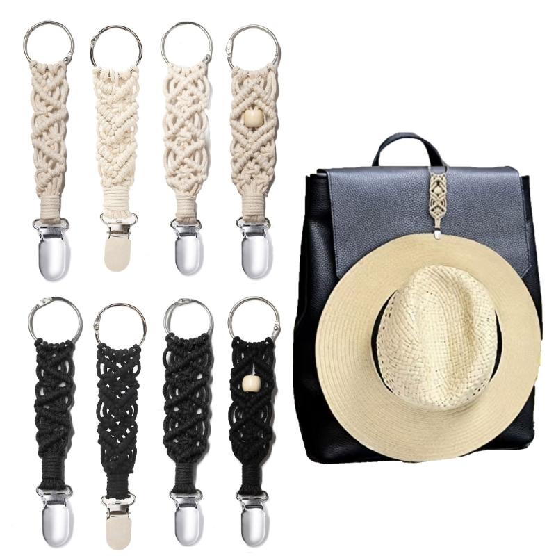 Handmade Travel Hat Clip Handmade Hat Clip Hat Keeper Clip Hat Storage Clip Cotton Material Hat Accessory for Travel