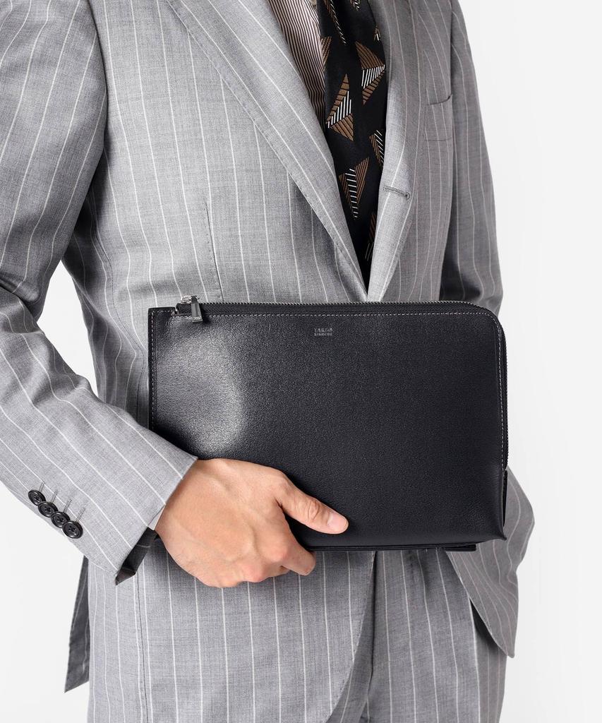 Max Clutch Cowhide Black [TAKEO KIKUCHI] Bag, Leather, No. 728212,