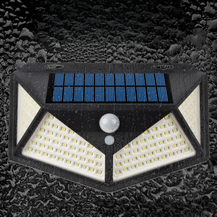 Solar-Wandleuchte 100LED Menschlichen Körper Sensing Mini Garten Licht Outdoor Wasserdicht Garage Licht Straße Licht