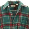 L.L.Bean 80s Made in USA Vintage Check Pattern Long sleeve Flannel shirt Men's Used