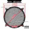 Car Speaker Dustproof Plastic Mesh Grille Cover - Sizes: 2, 3, 4, 5, 6.5, 8, 10 inches