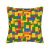 Candy Multicolor Building Blocks Pattern Pillow Cover Comfy Cushion Cover Funny Pillow Case For Living Room Chair