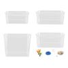 Desktop Fish Tank High Transparency Portable Turtle Tank Desks Coffee Table