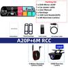 E-ACE 10 Inch Car DVR Mirror Video Recorder 1080P Touch Screen Dashcam For Car AHD Lens Streaming Driving Recorder Dash Camera