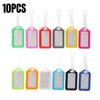 5/10PCS Luggage Tag Boarding Shipping Plastic Baggage Tags Travel Accessory Women Men Suitcase ID Address Name Portable Label
