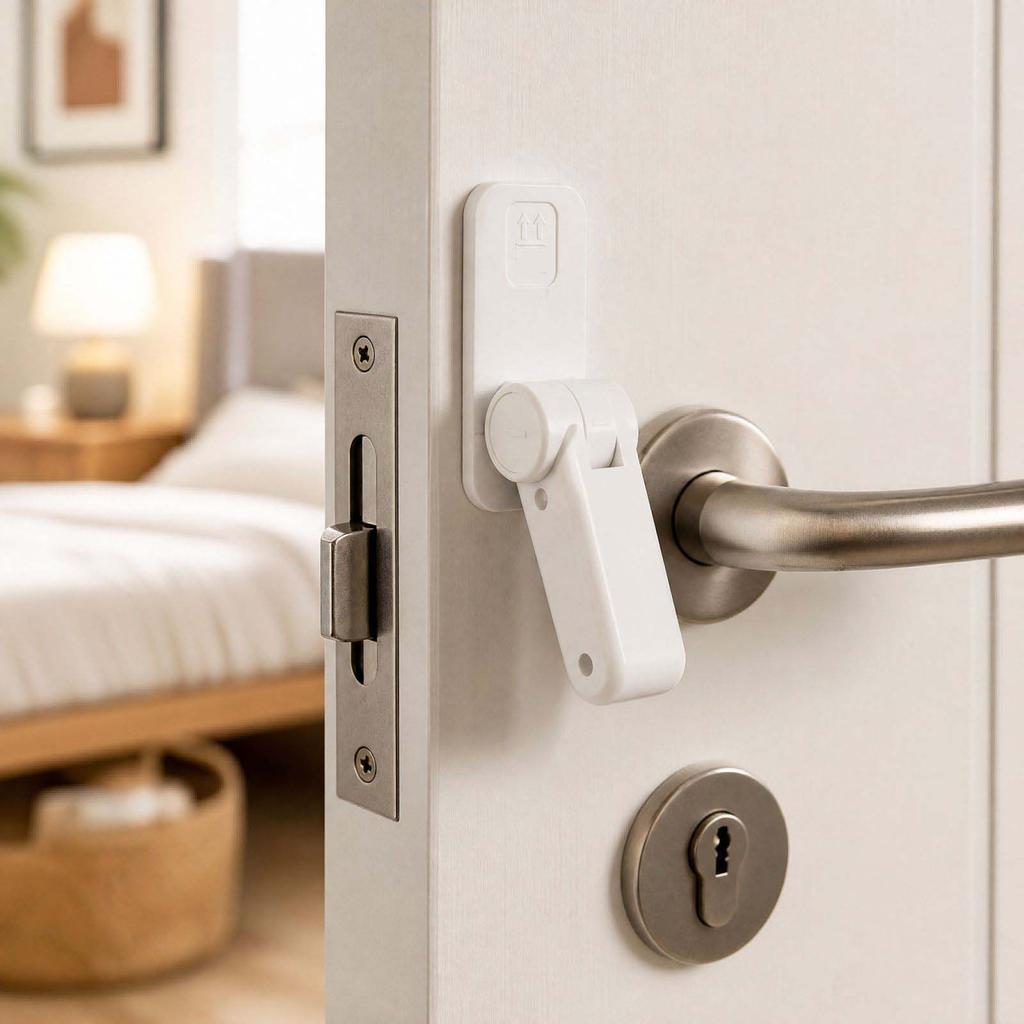 Door Lock with -Open and Locking for Home, Bedroom, Apartment