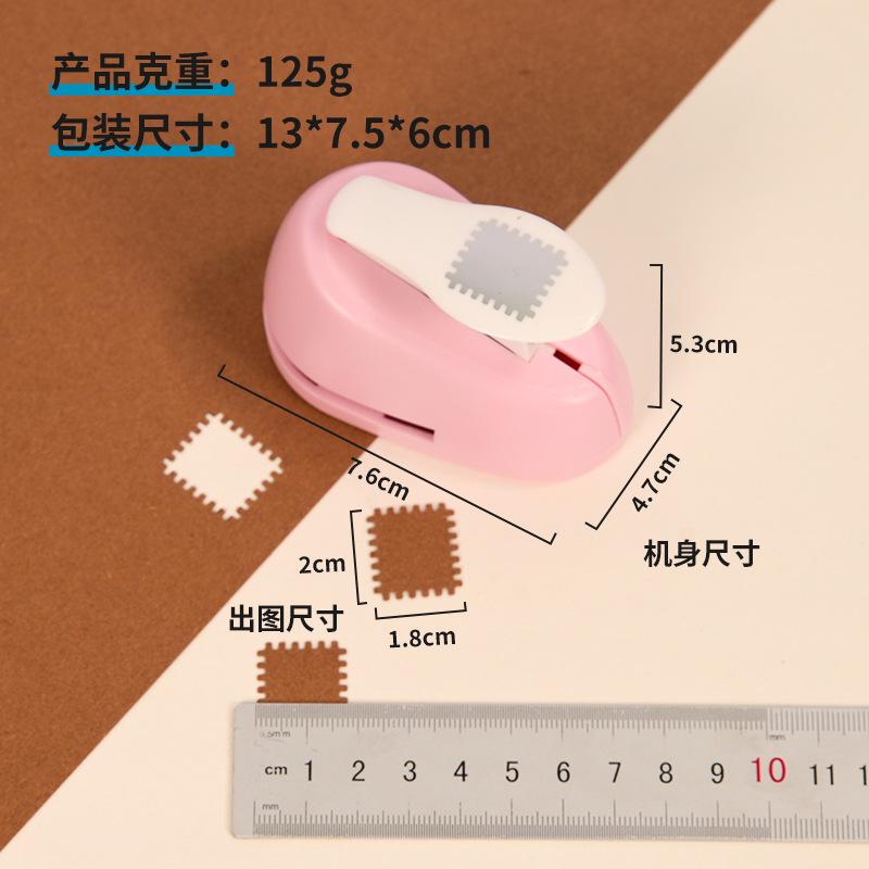 

Stamp embosser for children’s crafts and DIY projects. A manual stamping tool suitable for embossing on various types of paper красный