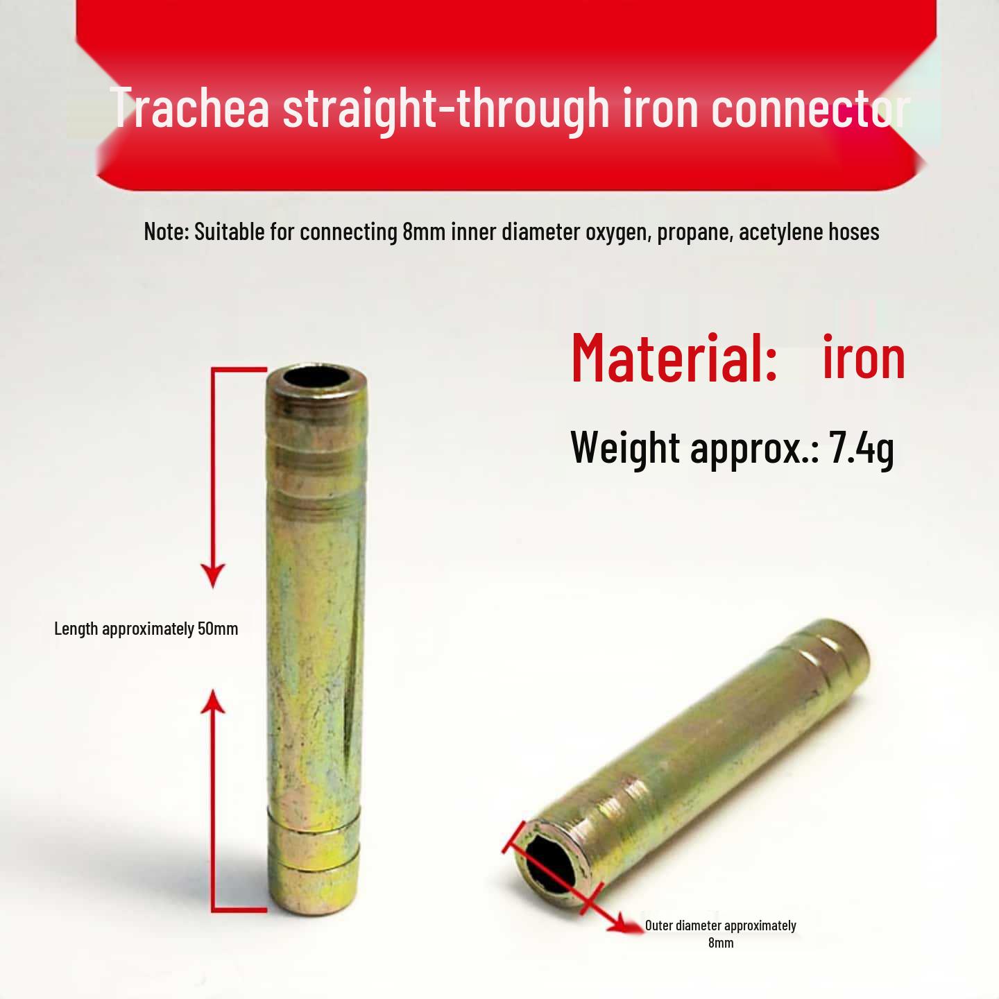 Pagoda All-Copper Universal Air, Oil, and Water Pipe Connector