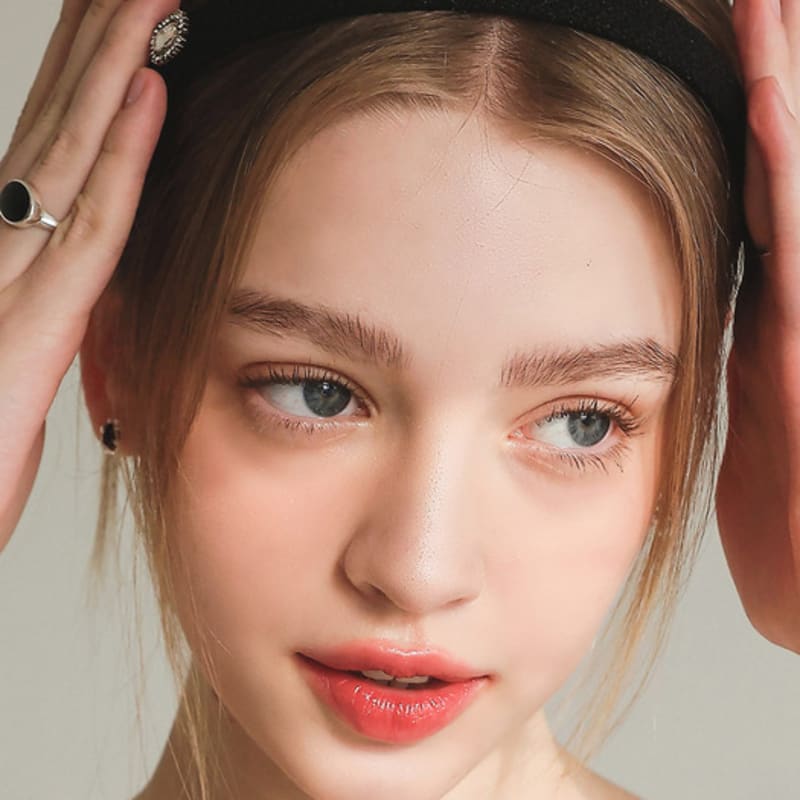 

J.Lauren Черная узкая твидовая повязка для волос H0951 single type