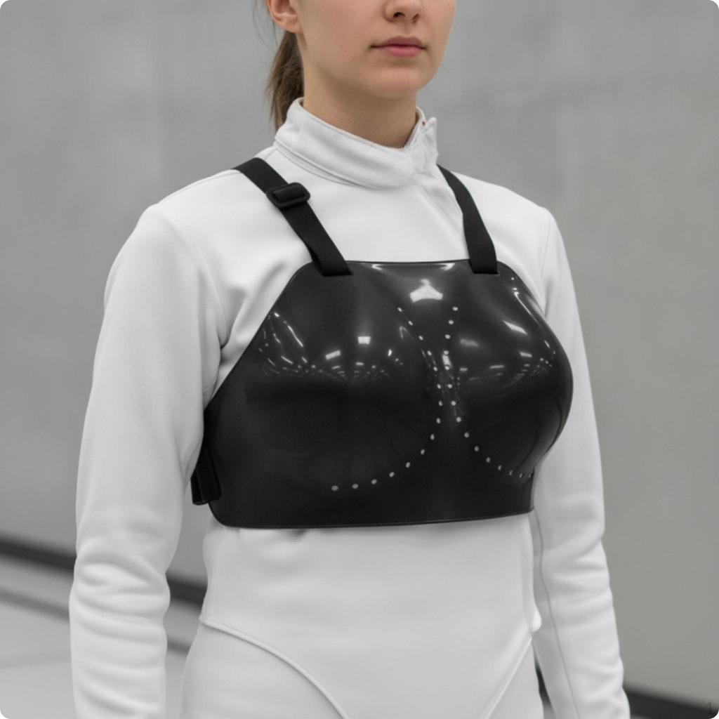 Fencing Chest Protector Safeguarding Guard Rigid for Athletes