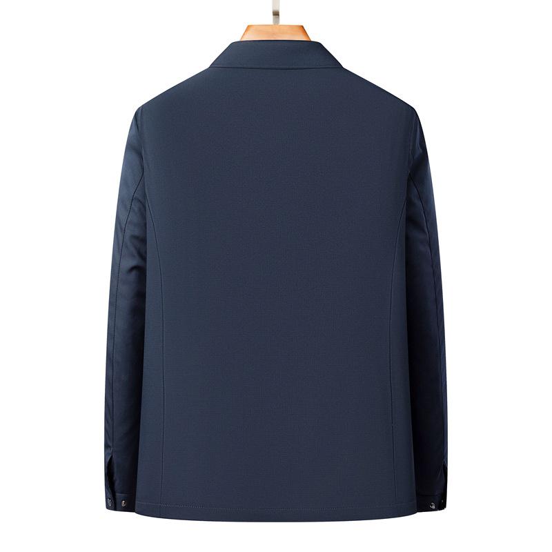 Men's Quilted Lapel Zipper Jacket - Warm, Stylish, Casual Outerwear