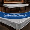 Black Pool Table Cover Oxford Cloth Protective Case Billiard Table Cover  Indoor Outdoor Use