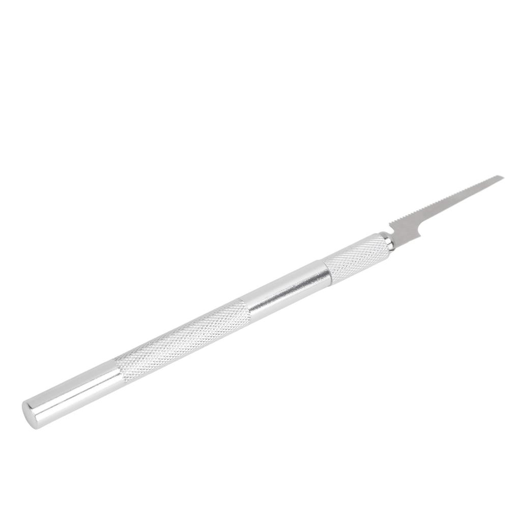 Minihandsåg Modellverktyg med 2 Olika Sågblad Aluminiumlegering och Stål Minihandsåg Modell Hantverk för Träbearbetning DIY-Projekt