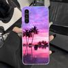 Palm Leaves Sunset Summer Scenery Phone Case for Samsung Galaxy A17 A16 A26 A36 A56 A15 A14 A13 A55 A54 A53 A35 A34 A33 A25 A24